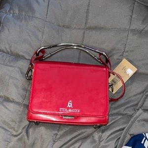 Steve Madden Bkeen Red Box Bag